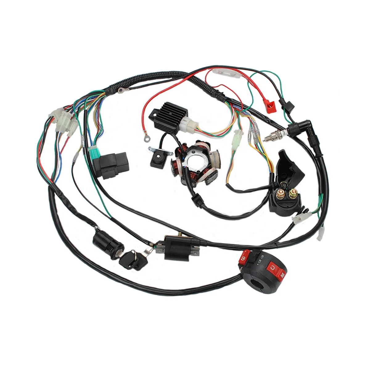 Motorcycle ATV Quad Pit Bike Buggy Go Kart Full Complete Electrics Wiring Harness CDI STATOR 6 Coil for
Motorcycle ATV Quad Pit Bike Buggy Go Kart Full Complete Electrics Wiring Harness CDI STATOR 6 Coil for