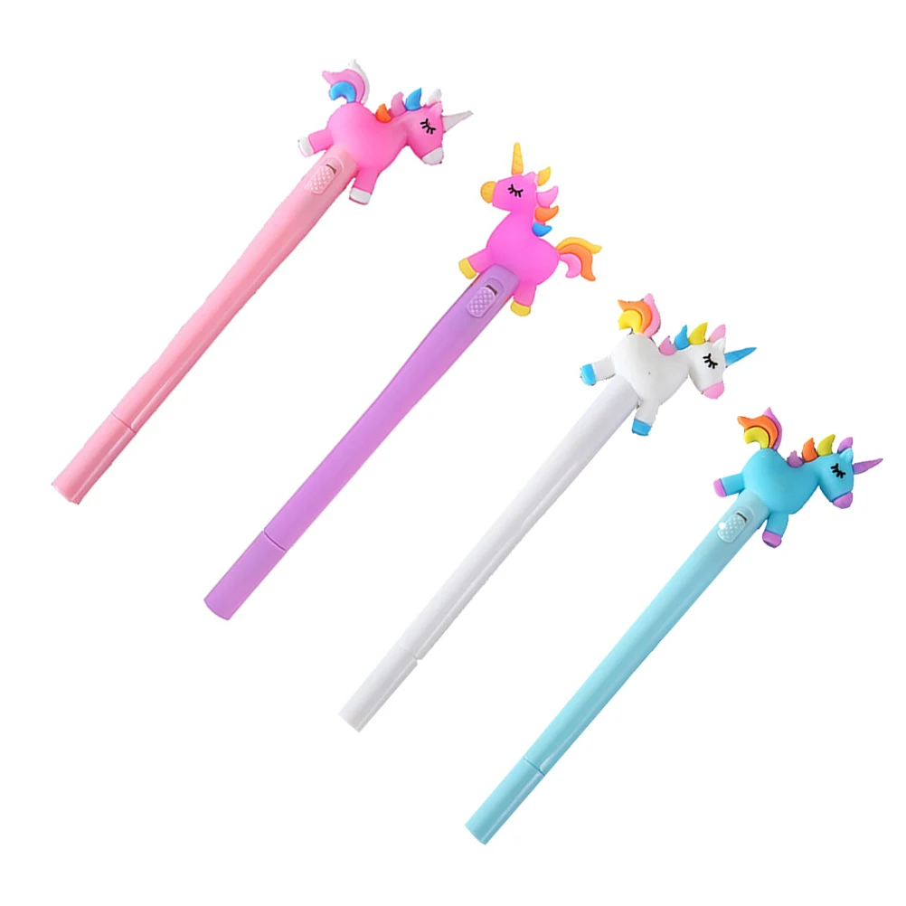 4pcs Glowing Cartoon Horse Pens Stationery Cute Flashing Drawing Led Kawaii Student Writing Tools Black Gel Ink Smooth Tip
4pcs Glowing Cartoon Horse Pens Stationery Cute Flashing Drawing Led Kawaii Student Writing Tools Black Gel Ink Smooth Tip