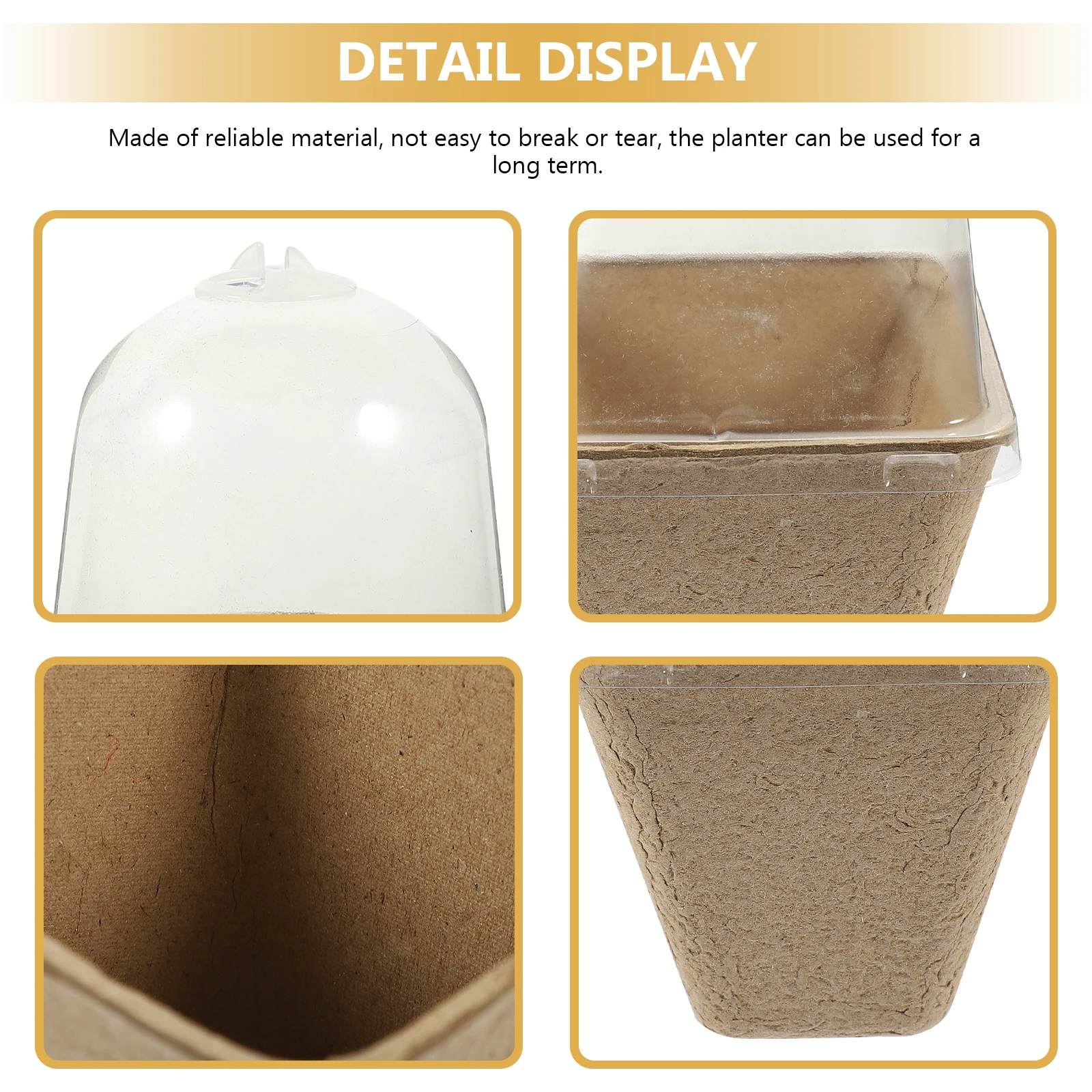 20Pcs Paper Seedling Pots Biodegradable Plant Starters with Drainage Holes Reusable Garden Flower Pots for Indoor Outdoor
20Pcs Paper Seedling Pots Biodegradable Plant Starters with Drainage Holes Reusable Garden Flower Pots for Indoor Outdoor