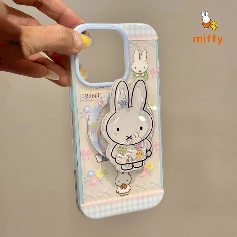 Kawaii Miffy Phone Shell Suitable for Iphone 17 16 15 14 Creative Stereoscopic Rabbit Magnetic Holder Anti Drop Phone Case Gifts
Kawaii Miffy Phone Shell Suitable for Iphone 17 16 15 14 Creative Stereoscopic Rabbit Magnetic Holder Anti Drop Phone Case Gifts