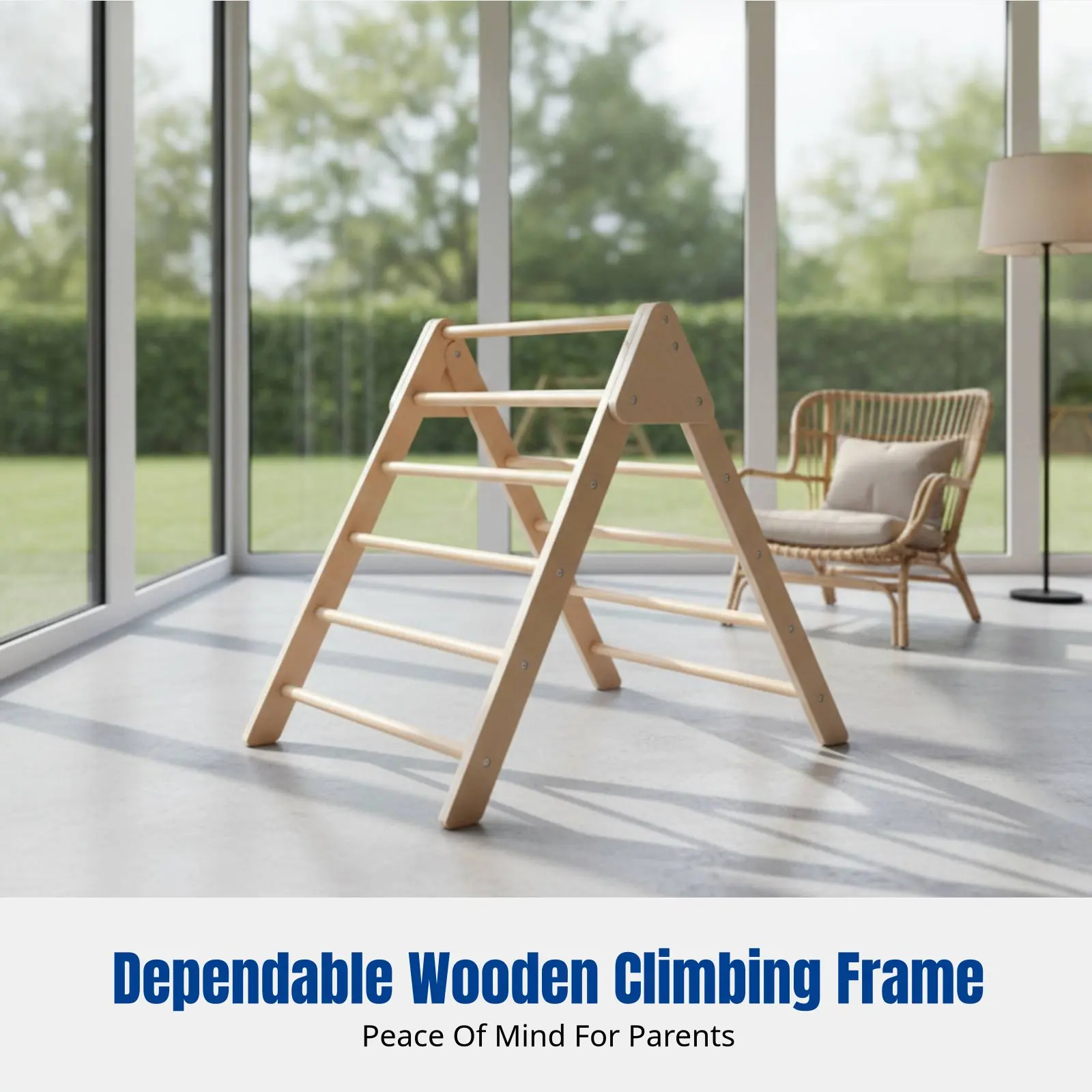 Interactive Training Climbing Frame, Indoor Foldable A-Frame for Kids, Multi-Functional Slide, Triangle Climbing Design
Interactive Training Climbing Frame, Indoor Foldable A-Frame for Kids, Multi-Functional Slide, Triangle Climbing Design