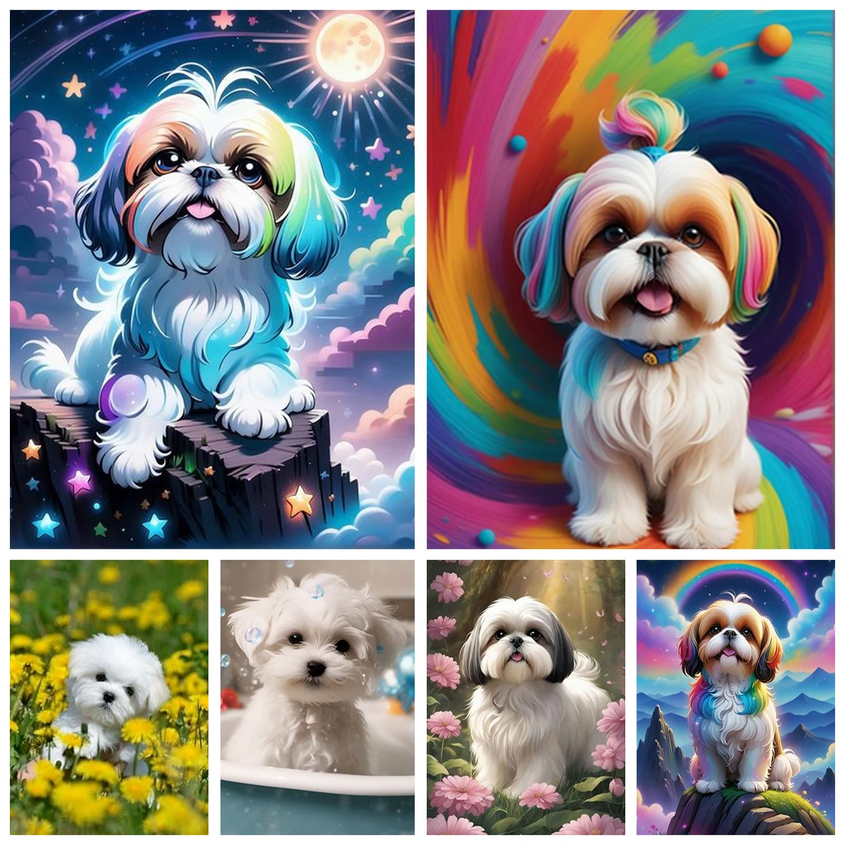 Maltese 5D Diamond Painting Dog Home Art Cartoon Colorful Wall Decor Diamond Mosaic Embroidery Collar Child DIY Festival Gift
Maltese 5D Diamond Painting Dog Home Art Cartoon Colorful Wall Decor Diamond Mosaic Embroidery Collar Child DIY Festival Gift
