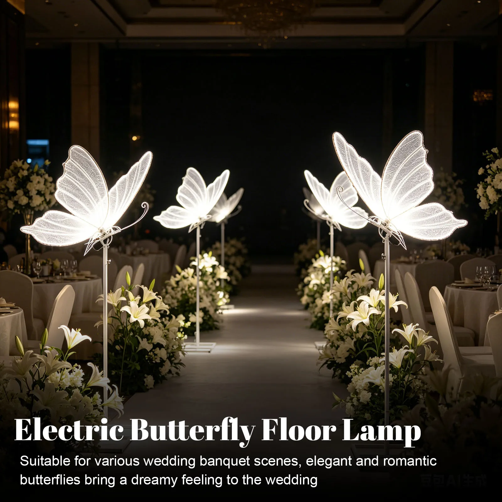 Creative Butterfly Ceiling Lights Decoration Adjustable Heigh Romantic Wedding Decorations Lights for Weddings and Party
Creative Butterfly Ceiling Lights Decoration Adjustable Heigh Romantic Wedding Decorations Lights for Weddings and Party