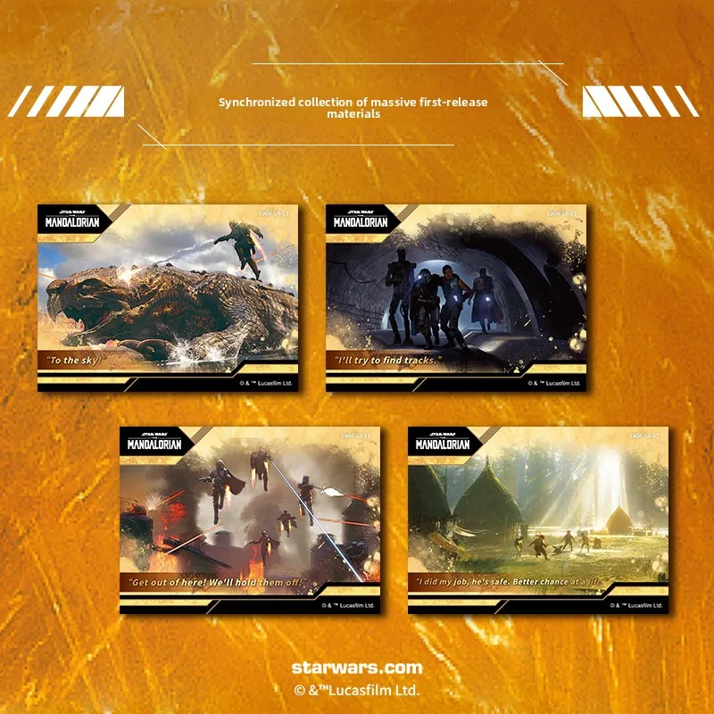Genuine Card.Fun Star Wars The Mandalorian Collectible Trading Cards Blind Box Mini Card Official Licensed TV Merchandise Gift
Genuine Card.Fun Star Wars The Mandalorian Collectible Trading Cards Blind Box Mini Card Official Licensed TV Merchandise Gift