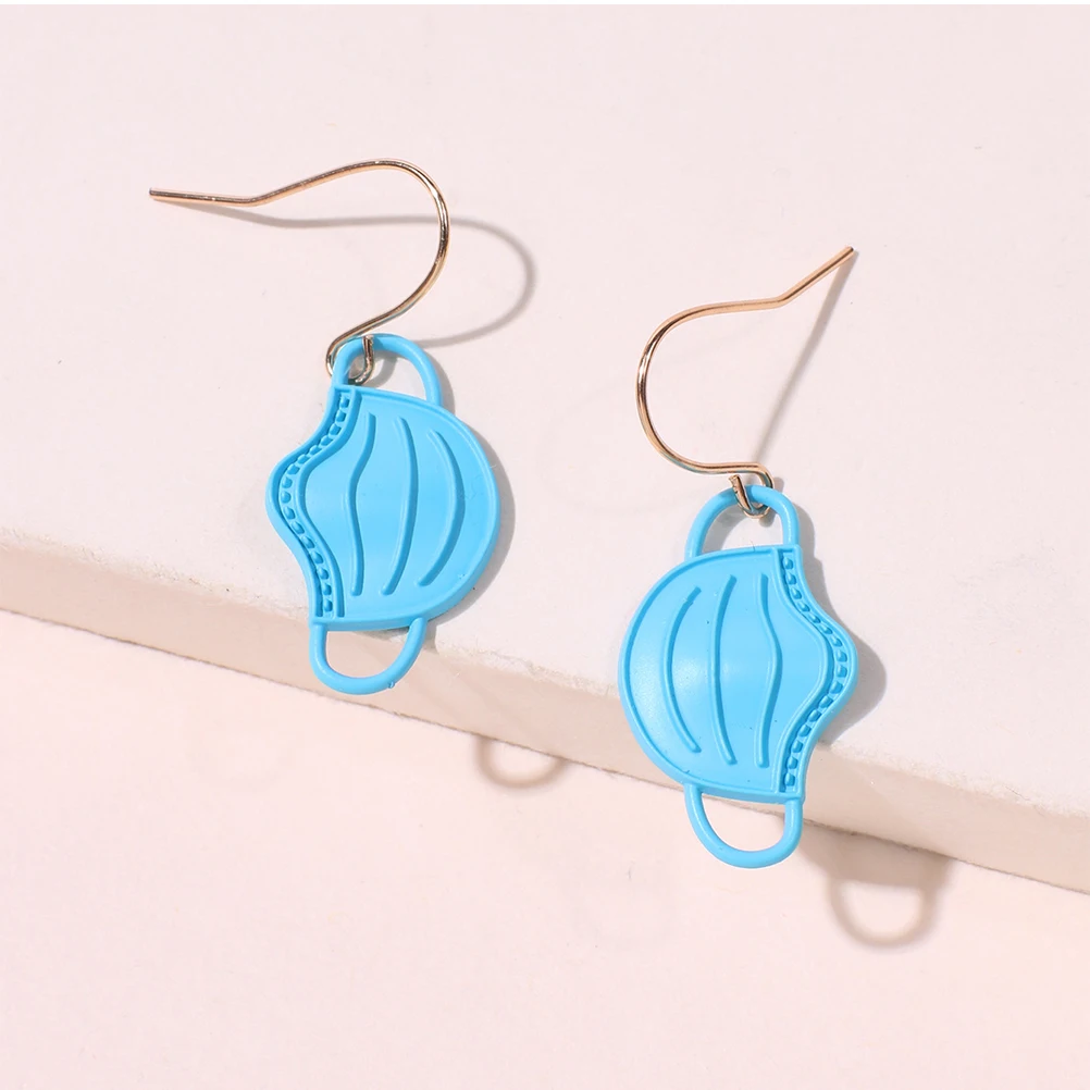 Trendy Mask Earrings Creative Ear Pendant Fashion Earbob Women Dangle Drop Lightweight Safe Elegant Premium Material
Trendy Mask Earrings Creative Ear Pendant Fashion Earbob Women Dangle Drop Lightweight Safe Elegant Premium Material