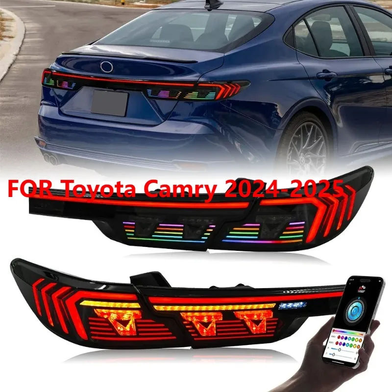 Для Toyota Camry 2024-2025 RGB светодиодный задний фонарь, центральный багажник, задний фонарь Plug and Play в сборе
Для Toyota Camry 2024-2025 RGB светодиодный задний фонарь, центральный багажник, задний фонарь Plug and Play в сборе