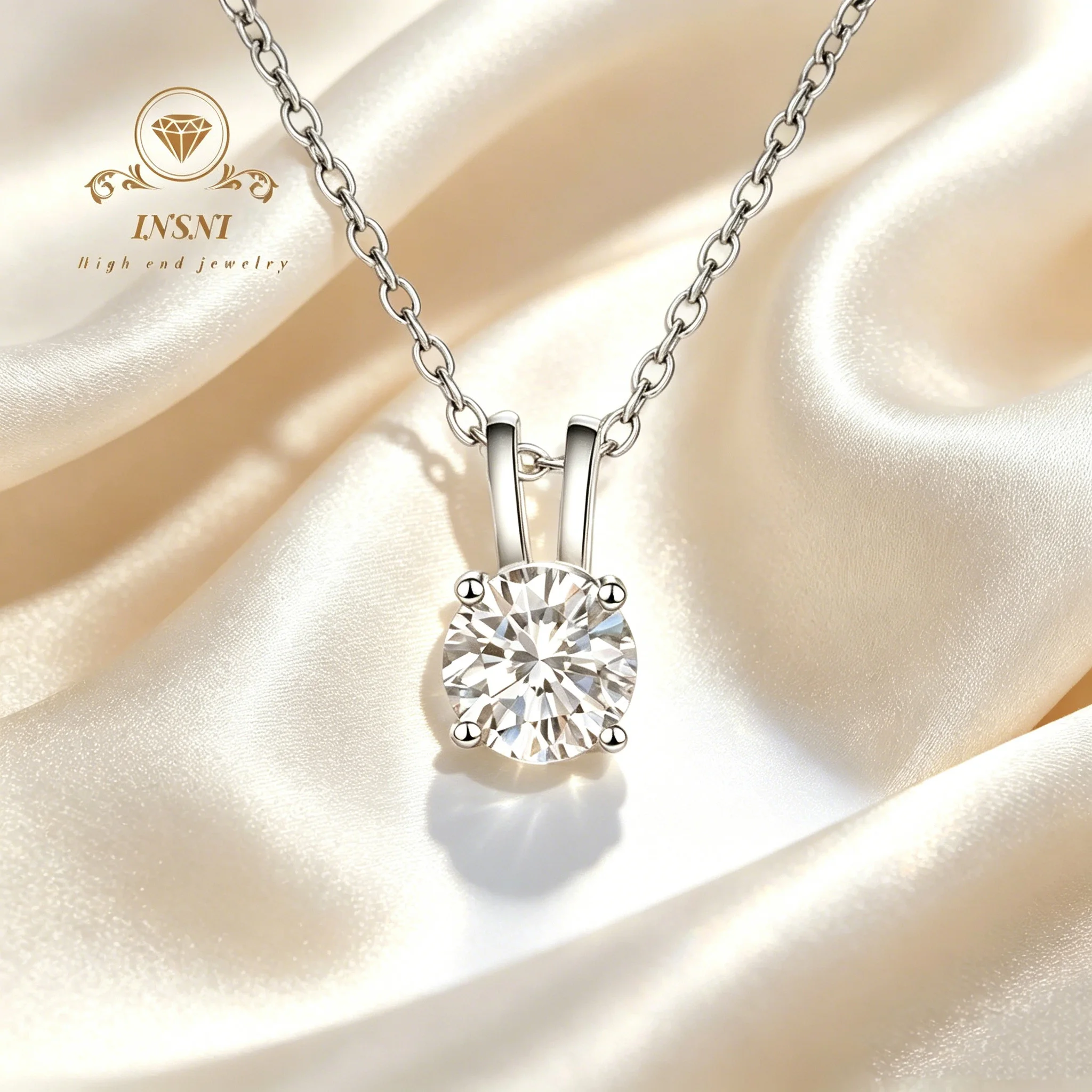 1ct Moissanite S925 Silver Classic Four Claws Korean Minimalist Clavicle Chain Affordable Light Luxury Women's Jewelry Trendy
1ct Moissanite S925 Silver Classic Four Claws Korean Minimalist Clavicle Chain Affordable Light Luxury Women's Jewelry Trendy