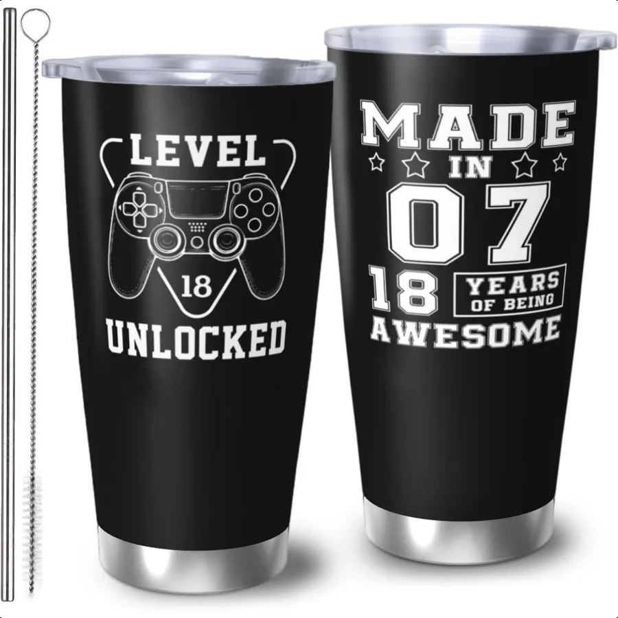 18th Birthday Gift for Him 18 Year Old Gifts for Him Coffee Mugs Son Brother Boyfriend Gift Tumbler 20oz Coffee Tumbler for 18
18th Birthday Gift for Him 18 Year Old Gifts for Him Coffee Mugs Son Brother Boyfriend Gift Tumbler 20oz Coffee Tumbler for 18
