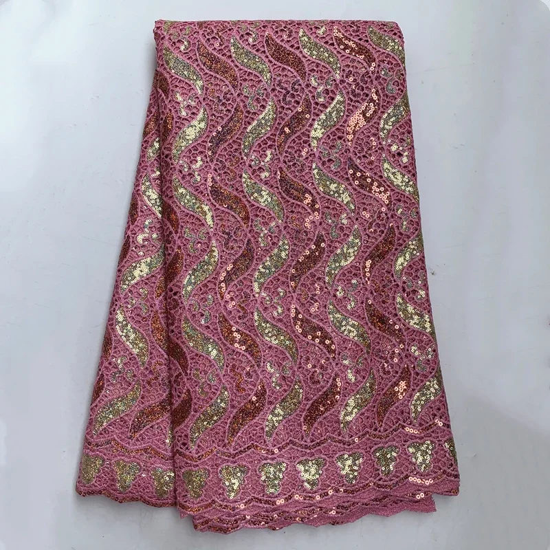 5 Yard Newest Hot Selling French Lace With Sequins African Tulle Cord Lace Net Embroidered Fabric For Wedding Party PSJF042404
5 Yard Newest Hot Selling French Lace With Sequins African Tulle Cord Lace Net Embroidered Fabric For Wedding Party PSJF042404