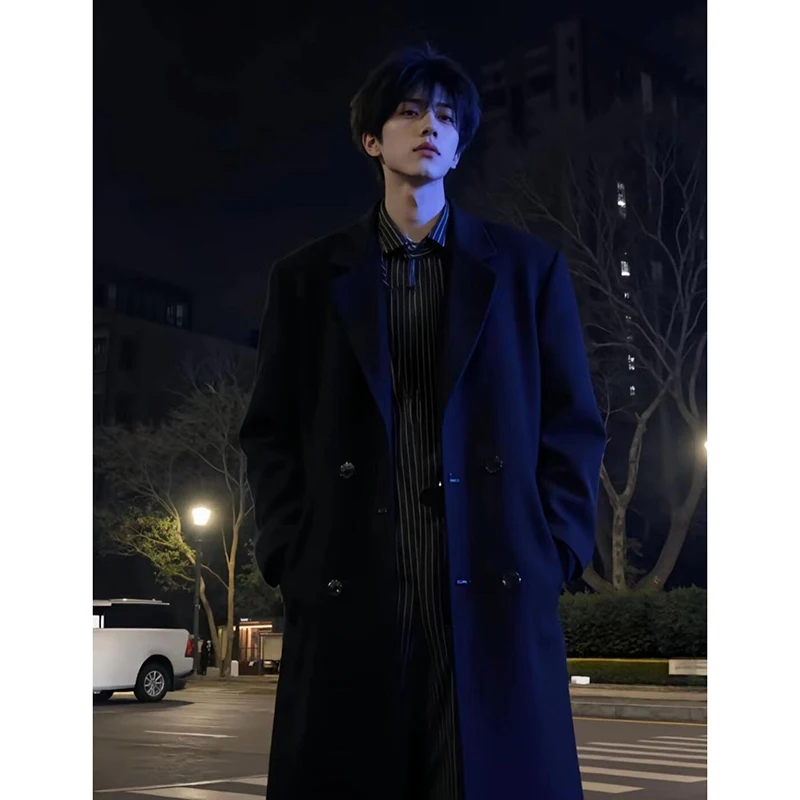 Black Mid-Length Sweater Coat Men's Autumn Winter Thick Warm Cool Style Over-Knee Outerwear Loose Fit Youthful Energy Trendy ...
Black Mid-Length Sweater Coat Men's Autumn Winter Thick Warm Cool Style Over-Knee Outerwear Loose Fit Youthful Energy Trendy ...