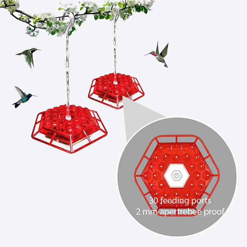 Wild Bird Feeder Hanging Hexagonal Bird Feeder With Hook Hummingbird Feeder Garden Bird Feeder Pet Forest Water Dispenser
Wild Bird Feeder Hanging Hexagonal Bird Feeder With Hook Hummingbird Feeder Garden Bird Feeder Pet Forest Water Dispenser