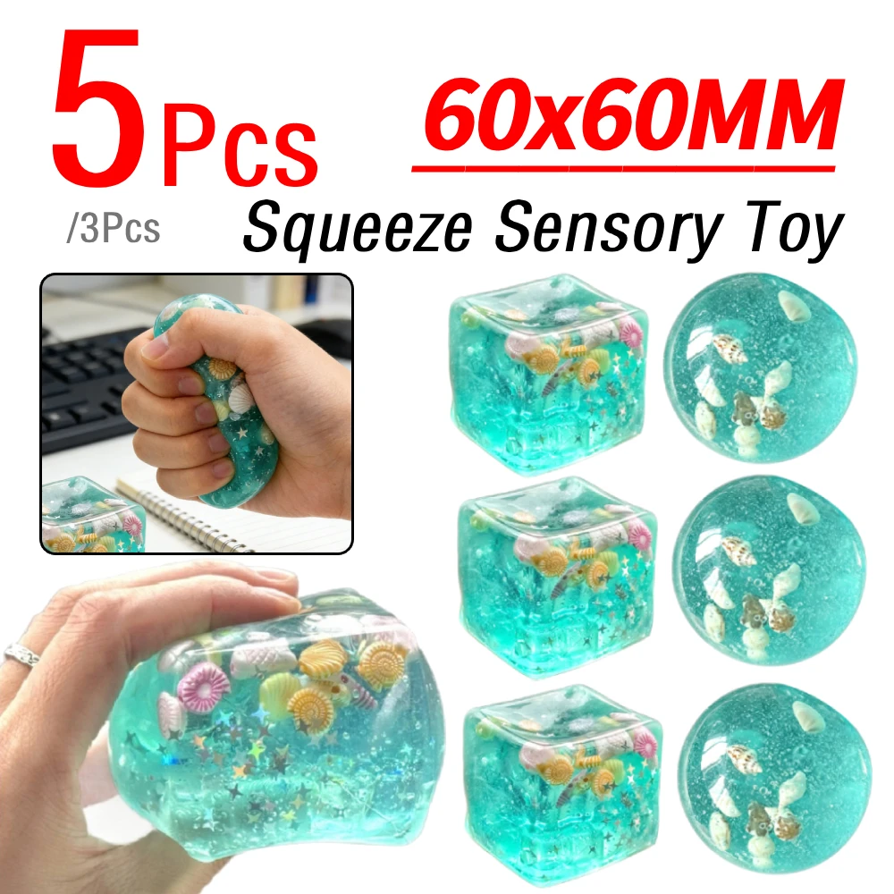 3/5Pcs Blue Cubes Sea Squishy Fidget Toy Super Soft Transparent Star shell Squeeze Toy Ocean Sensory Anti-stress Toy Girl Gifts
3/5Pcs Blue Cubes Sea Squishy Fidget Toy Super Soft Transparent Star shell Squeeze Toy Ocean Sensory Anti-stress Toy Girl Gifts
