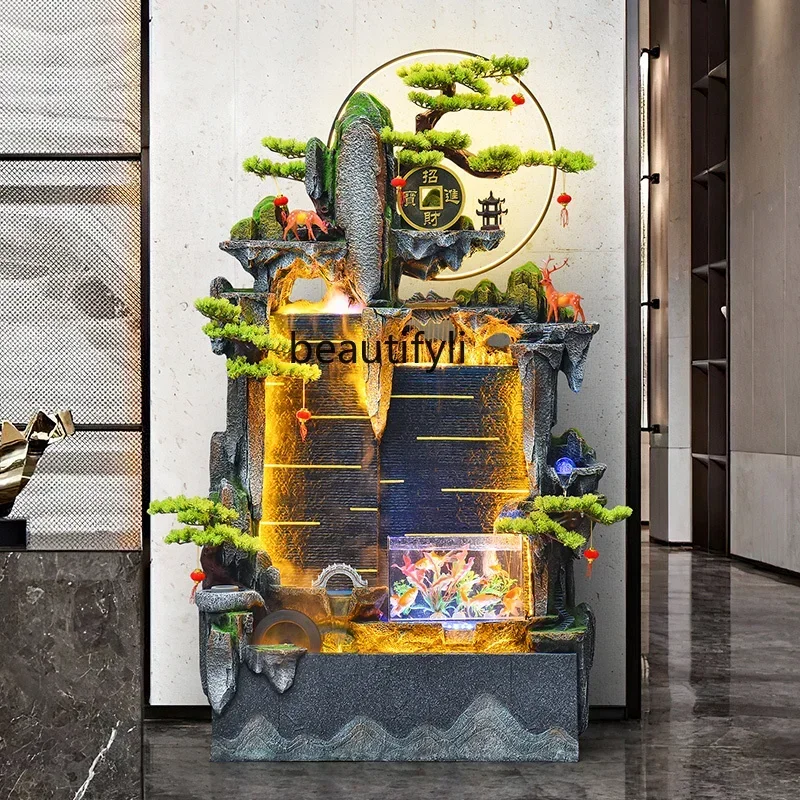 NQ Lucky fountain ornament study balcony circulating water landscape office fish tank ornament
NQ Lucky fountain ornament study balcony circulating water landscape office fish tank ornament