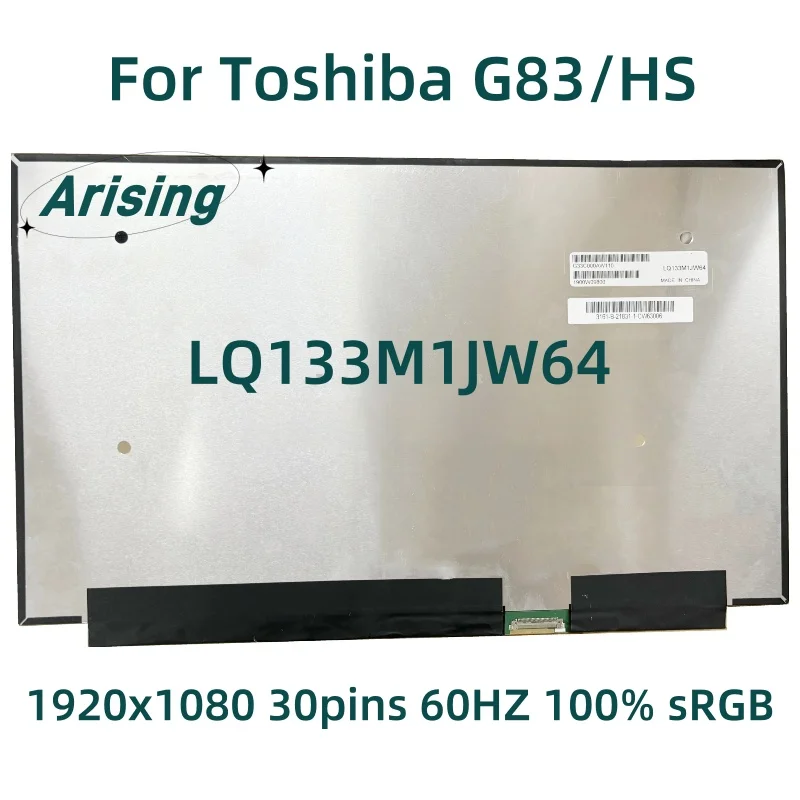 13,3-дюймовый LQ133M1JW64 1920 × 1080 IPS FHD Slim 30PINS EDP 100% sRGB 60 Гц для Toshiba G83/HS матрица ЖК-экрана ноутбука
13,3-дюймовый LQ133M1JW64 1920 × 1080 IPS FHD Slim 30PINS EDP 100% sRGB 60 Гц для Toshiba G83/HS матрица ЖК-экрана ноутбука