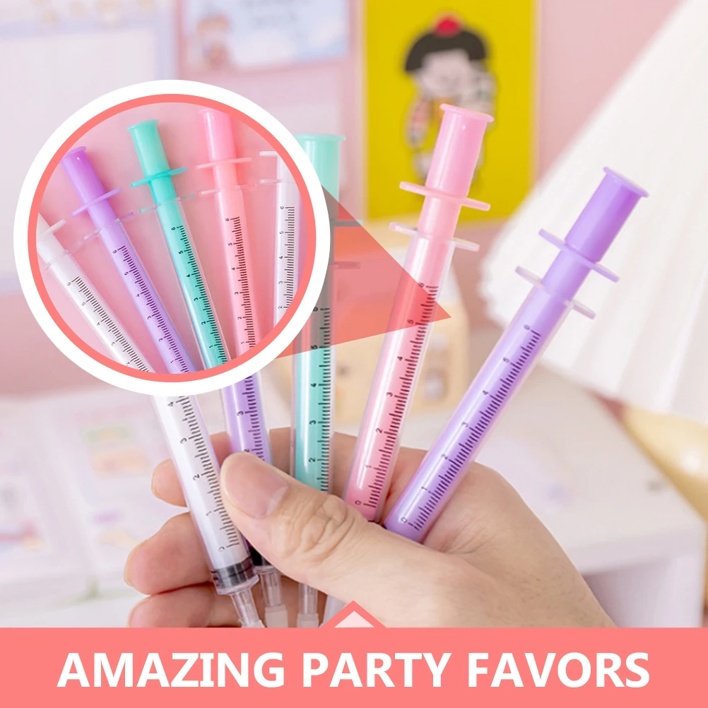 12 шт. черных шариковых ручек в форме шприца, гелевые ручки для плавного письма, подписи, открыток, дневников, заметок, сувениры для вечеринок
12 шт. черных шариковых ручек в форме шприца, гелевые ручки для плавного письма, подписи, открыток, дневников, заметок, сувениры для вечеринок