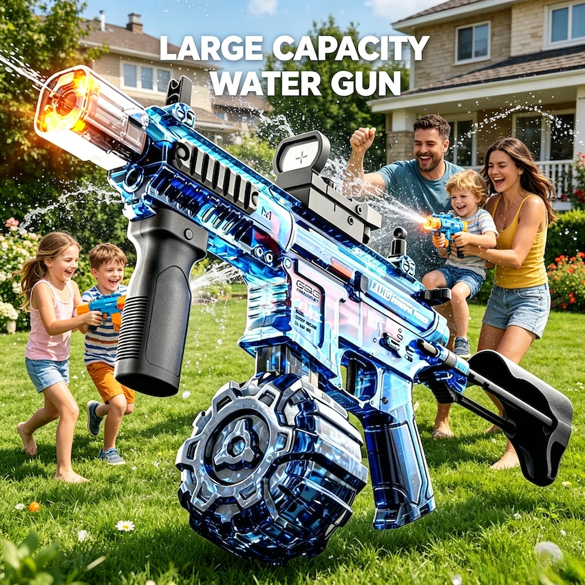 ARP9 Electric Water Gun Toy Full Automatic Shooting Integrated Linked Recoil Summer Beach Pool Outdoor Water Fight Games
ARP9 Electric Water Gun Toy Full Automatic Shooting Integrated Linked Recoil Summer Beach Pool Outdoor Water Fight Games