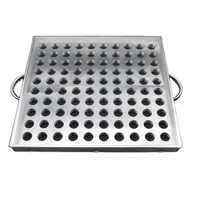 Aluminum Lip Balm Filling Tray Moulds 100 Cavities
Aluminum Lip Balm Filling Tray Moulds 100 Cavities