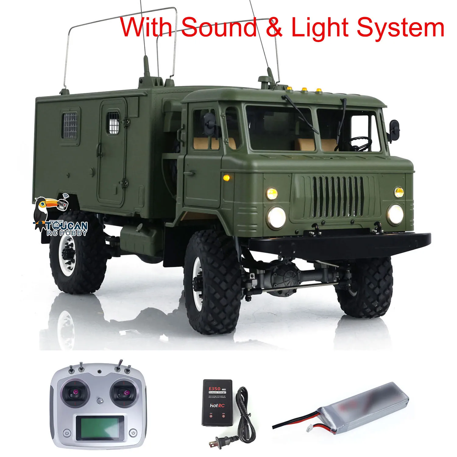 1/10 CROSS RC GC4M RTR DIY Painted Assembled Military Command Truck RC Crawler Light Sound Smoke Toys Gifts THZH1922
1/10 CROSS RC GC4M RTR DIY Painted Assembled Military Command Truck RC Crawler Light Sound Smoke Toys Gifts THZH1922