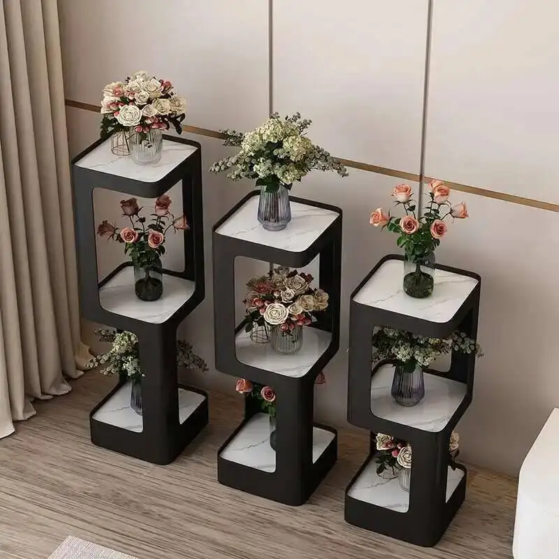 Luxury Plant Shelf Tiered Metal Fashion Art Wedding Decoration Plant Display Shelf Modern Design Planten Rek Balcony Furniture 
Luxury Plant Shelf Tiered Metal Fashion Art Wedding Decoration Plant Display Shelf Modern Design Planten Rek Balcony Furniture
