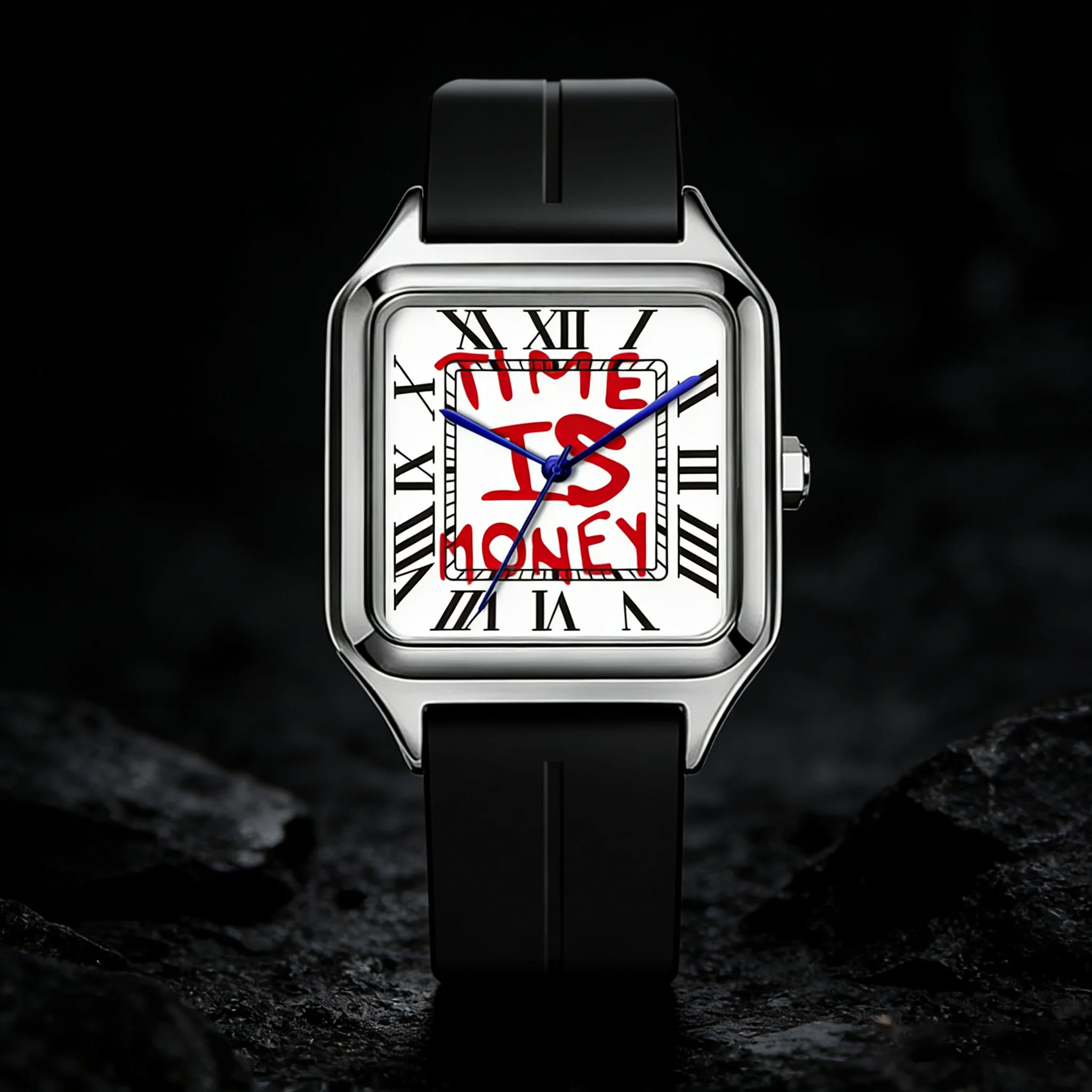 High-End Business Men's Quartz Watch Stainless Steel Alloy Square Dial Fashion Silicone Strap Waterproof Wristwatch
High-End Business Men's Quartz Watch Stainless Steel Alloy Square Dial Fashion Silicone Strap Waterproof Wristwatch
