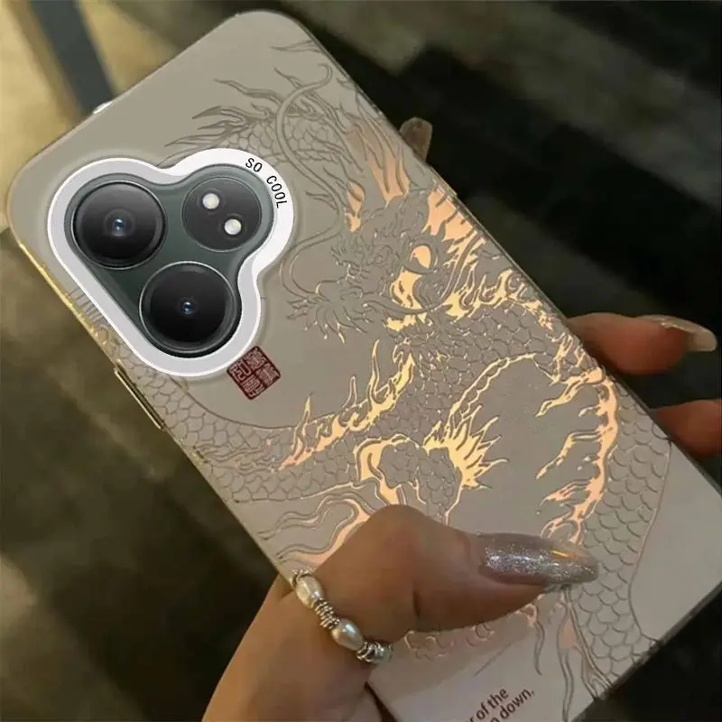 Cartoon Laser Dragon 3D Cute Shockproof Happy New Year Phone Case For Oppo Realme Gt 6 6T NEO 6 SE gt7 pro Realme neo 7 Cover
Cartoon Laser Dragon 3D Cute Shockproof Happy New Year Phone Case For Oppo Realme Gt 6 6T NEO 6 SE gt7 pro Realme neo 7 Cover