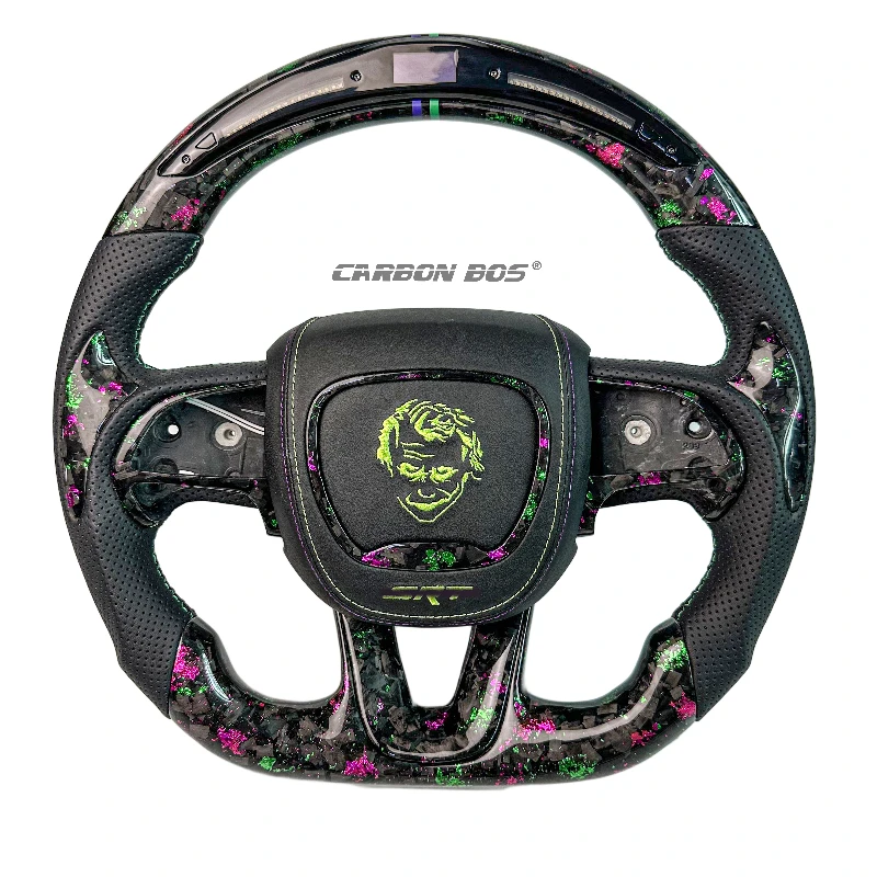 Color Style Carbon Fiber Steering Wheel High End Custom Model Suitable for Dodge Charger Challenger Charger Challenger Srt RT 
Color Style Carbon Fiber Steering Wheel High End Custom Model Suitable for Dodge Charger Challenger Charger Challenger Srt RT