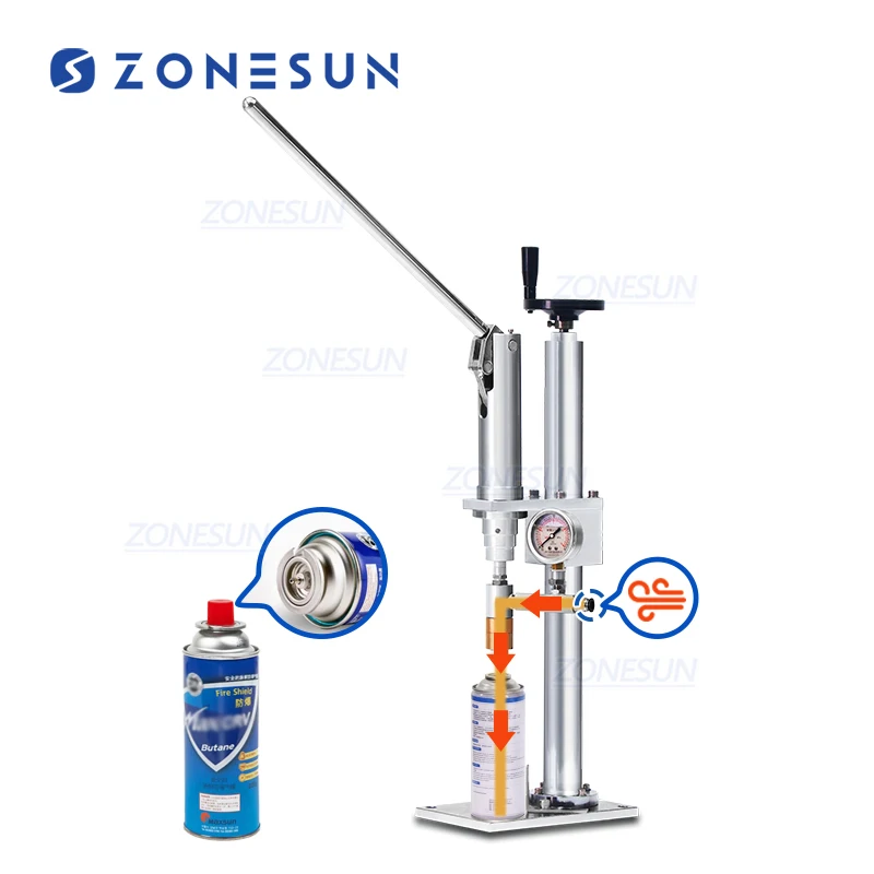 ZONESUN ZS-CQ1 Manual Aerosol Gas-filled Sunscreen Spray Paint Air Freshener Aerosol Spray Cans Gas Filling Machine
ZONESUN ZS-CQ1 Manual Aerosol Gas-filled Sunscreen Spray Paint Air Freshener Aerosol Spray Cans Gas Filling Machine
