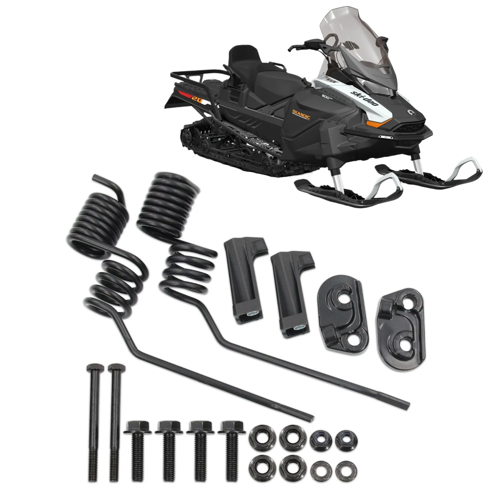 Spring Style Rail Mount Ice Scratchers for Ski-Doo Replaces OE# 860201728
Spring Style Rail Mount Ice Scratchers for Ski-Doo Replaces OE# 860201728