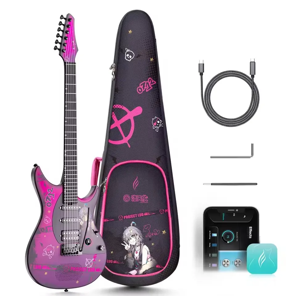Enya Electric Guitar Inspire 39" Smart Electric Carbon Fiber Guitarra with 15W Wireless Speaker, 20 Distinct Tones, Onboard Pres
Enya Electric Guitar Inspire 39" Smart Electric Carbon Fiber Guitarra with 15W Wireless Speaker, 20 Distinct Tones, Onboard Pres
