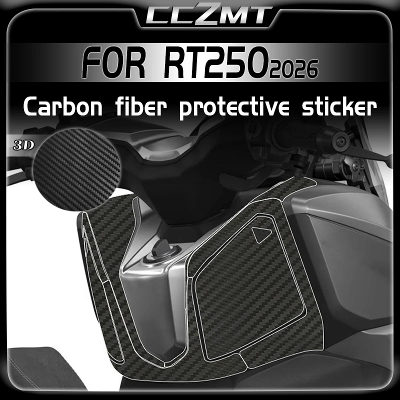 For CYCLONE RT250 rt 250 2026 3D Carbon fiber decorative stickers fuel tank stickers modified film motorcycle accessories
For CYCLONE RT250 rt 250 2026 3D Carbon fiber decorative stickers fuel tank stickers modified film motorcycle accessories