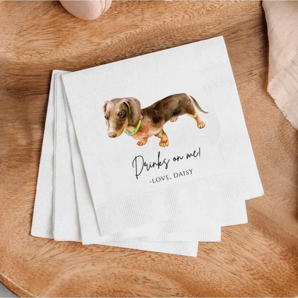 50Pcs Custom Pet Cocktail Napkins, Personalized Dog Wedding Napkins, Custom Pet Portrait Napkins, Pet Lover Wedding Decor, Pet
50Pcs Custom Pet Cocktail Napkins, Personalized Dog Wedding Napkins, Custom Pet Portrait Napkins, Pet Lover Wedding Decor, Pet
