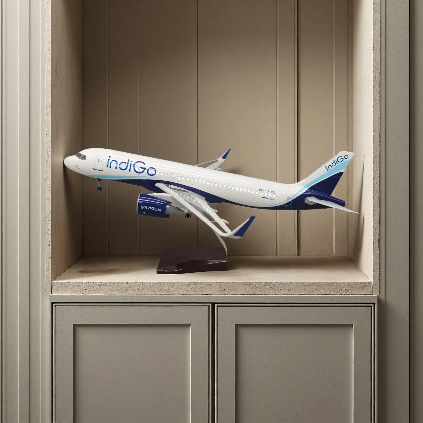 1:80 Scale Model IndiGo Airlines 320neo Air India Aircraft With LED Wheels Collection Display Decoration Home Gifts Fans
1:80 Scale Model IndiGo Airlines 320neo Air India Aircraft With LED Wheels Collection Display Decoration Home Gifts Fans
