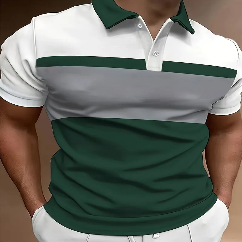 Fashionable Summer Business Casual Popular Men's Polo Shirt with Quick Drying 3D Digital Printing Style for Outerwear
Fashionable Summer Business Casual Popular Men's Polo Shirt with Quick Drying 3D Digital Printing Style for Outerwear