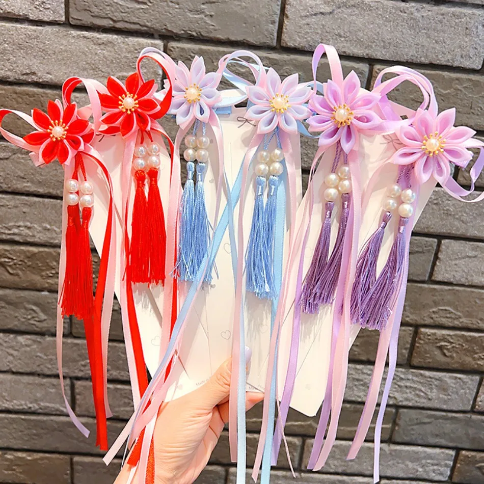 Girls Flower Hairpin Chinese Style Children New Year Hair Clip Cheongsam Hanfu Hair Accessories Cosplay Hair Ball Hair Clip ZY02
Girls Flower Hairpin Chinese Style Children New Year Hair Clip Cheongsam Hanfu Hair Accessories Cosplay Hair Ball Hair Clip ZY02