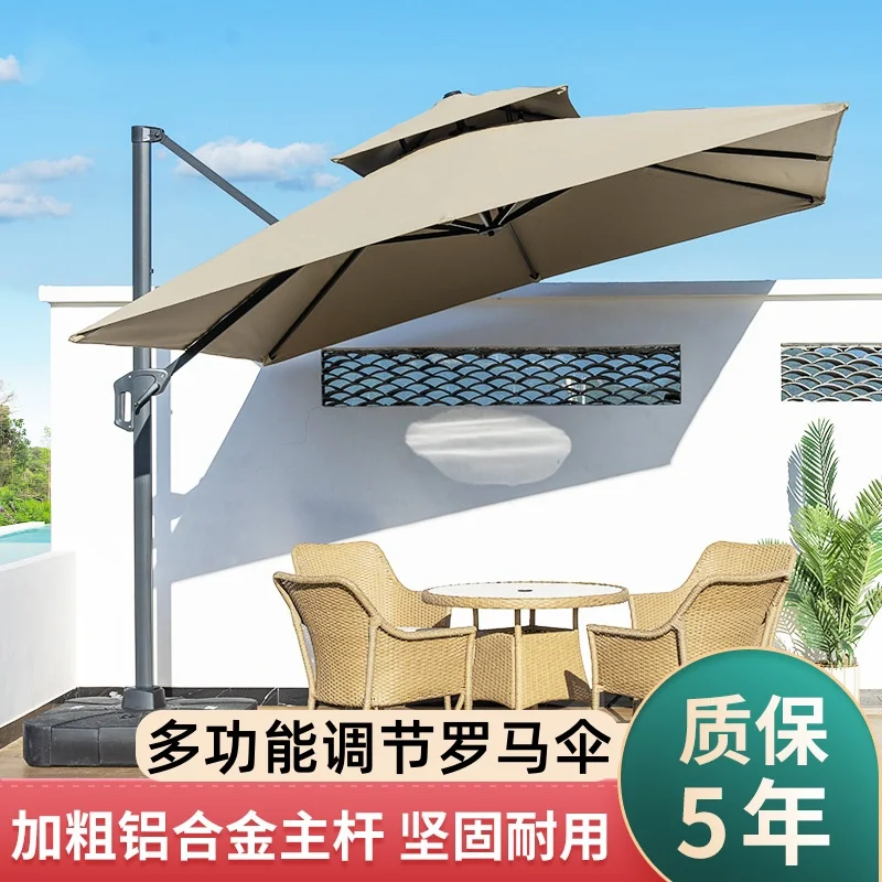 Outdoor sunscreen parasol patio with light umbrella Commercial solar led light bar Villa Roman umbrella can print logo
Outdoor sunscreen parasol patio with light umbrella Commercial solar led light bar Villa Roman umbrella can print logo
