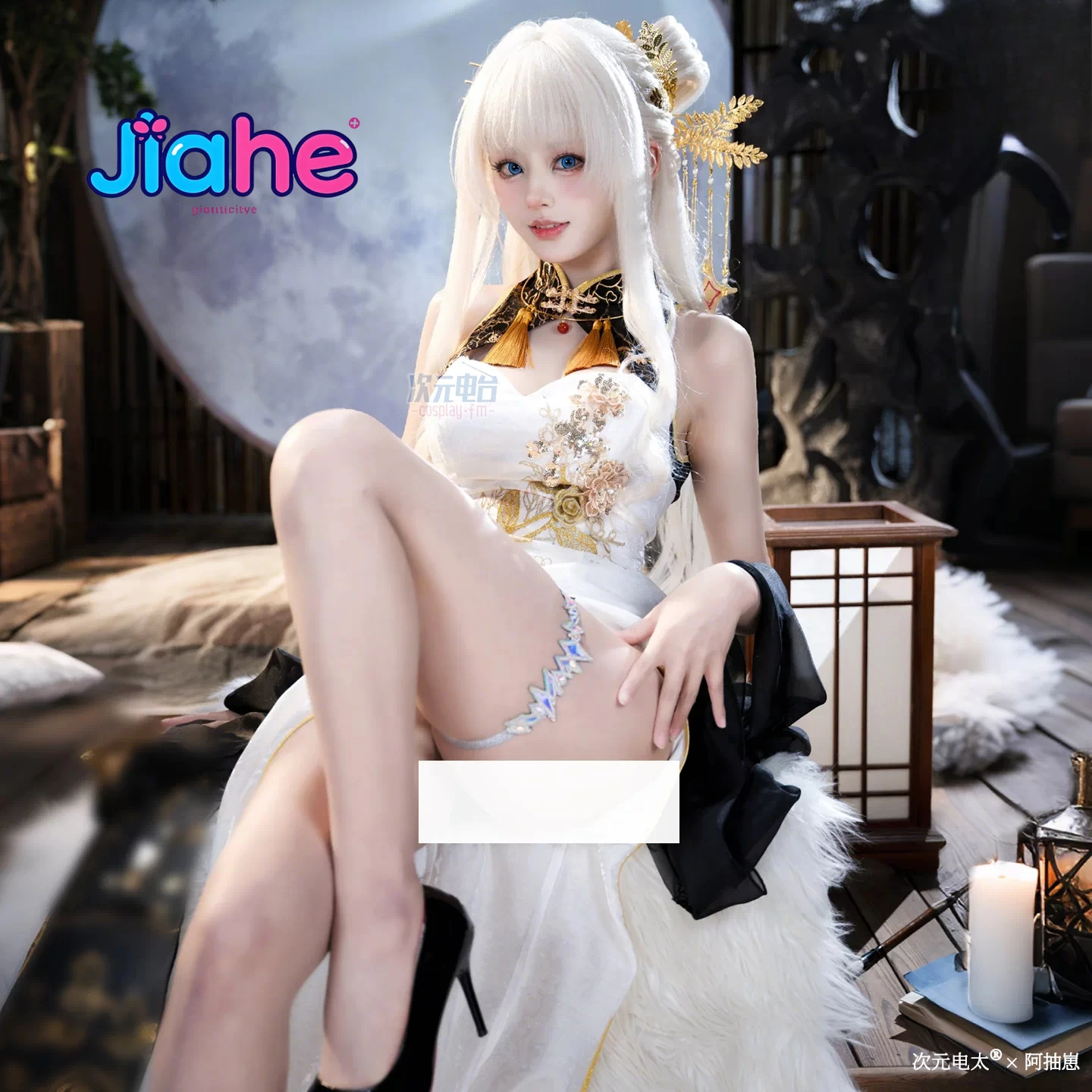 Game NIKKE Crown Cosplay Costume Third Anniversary Crown Cheongsam Halloween Party Women's Elegant Chinese Style Dress Wig Prop
Game NIKKE Crown Cosplay Costume Third Anniversary Crown Cheongsam Halloween Party Women's Elegant Chinese Style Dress Wig Prop