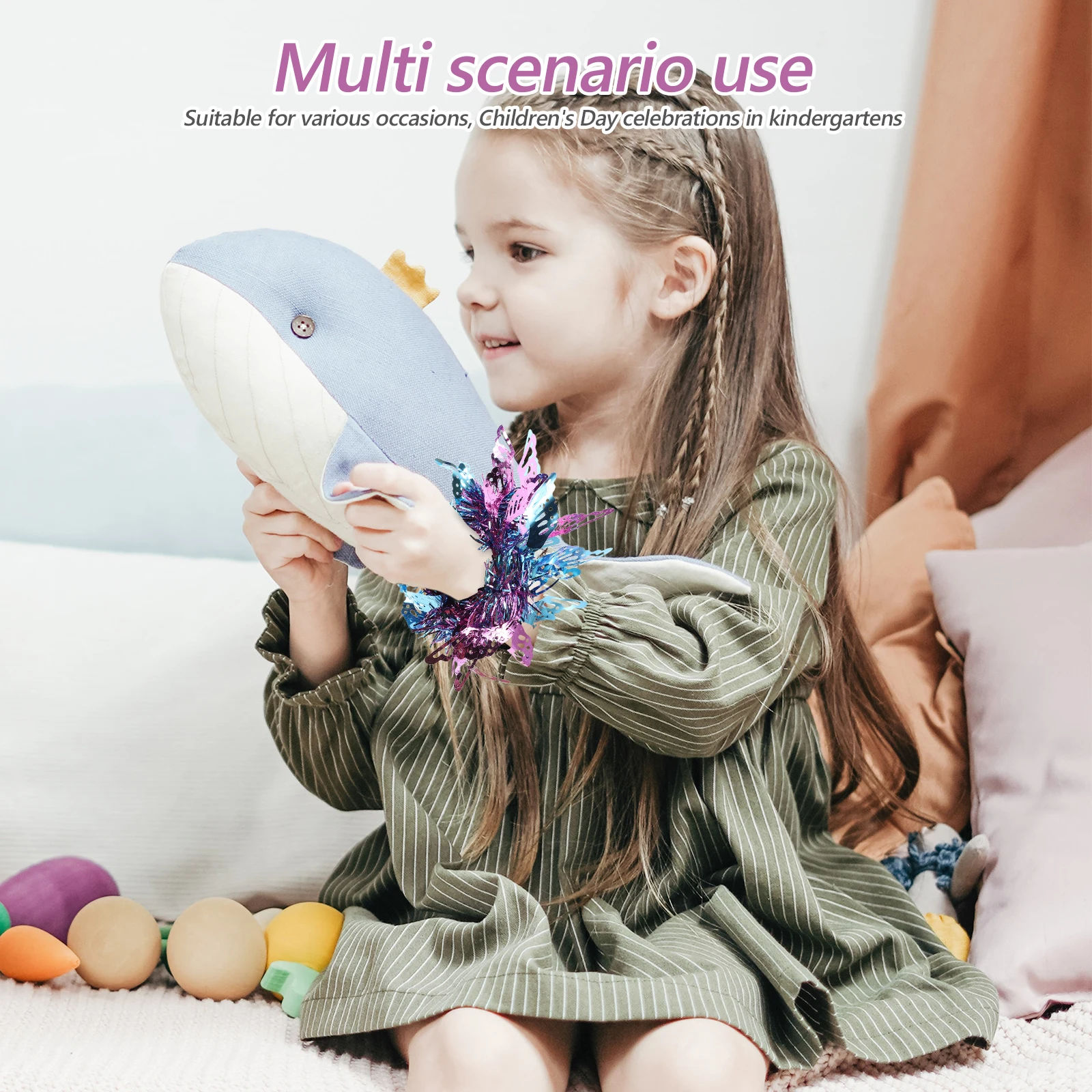 Children's Dance Hand Flowers Cheerleading Accessories Colored Balls Plastic Cheerleader Pom Poms
Children's Dance Hand Flowers Cheerleading Accessories Colored Balls Plastic Cheerleader Pom Poms