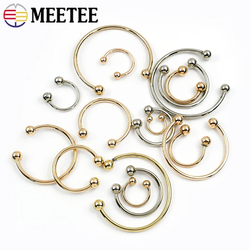 10Pcs Meetee 15-60mm U-shaped Metal Buckles for Double-headed Screw Clasp Bikini Collar Decor Buckle Hat Hook Sewing Accessories
10Pcs Meetee 15-60mm U-shaped Metal Buckles for Double-headed Screw Clasp Bikini Collar Decor Buckle Hat Hook Sewing Accessories