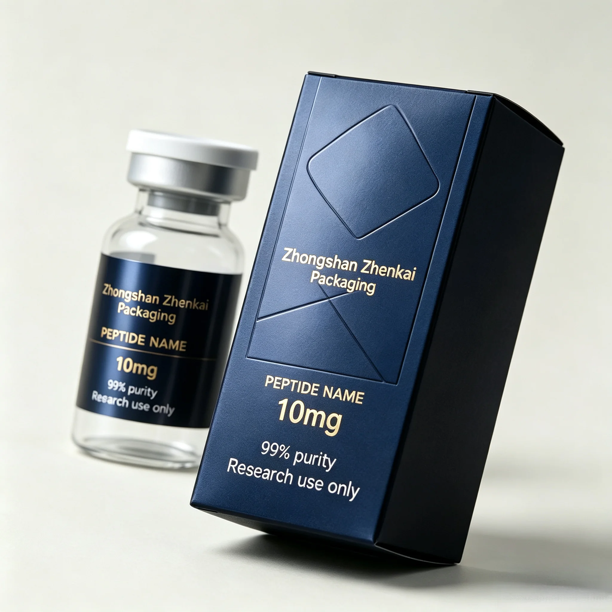 Custom Luxury Peptide Bottle Labels & Packaging Boxes For 3ml 5ml 10ml Vials Self Adhesive Stickers For Fitness Skincare Goods
Custom Luxury Peptide Bottle Labels & Packaging Boxes For 3ml 5ml 10ml Vials Self Adhesive Stickers For Fitness Skincare Goods