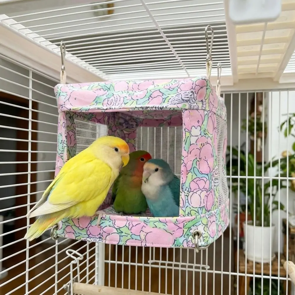 Breathable Mesh Bird Hammock Bite Resistant Drop Stitch Bird Hanging Bed Wear-resistant Cartoon Pattern Parrot House Finches
Breathable Mesh Bird Hammock Bite Resistant Drop Stitch Bird Hanging Bed Wear-resistant Cartoon Pattern Parrot House Finches