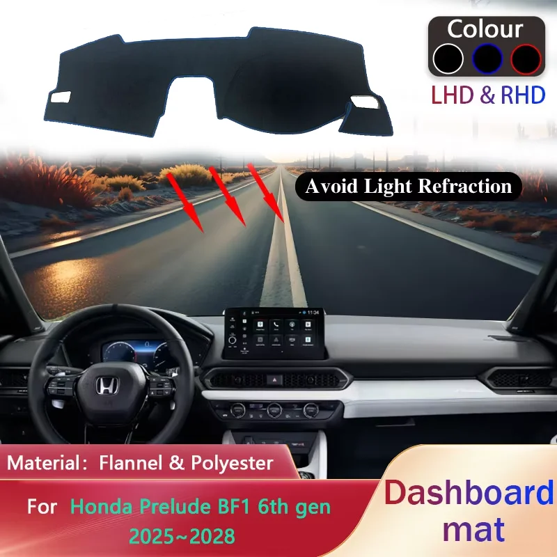 Car Dashboard Cover for Honda Prelude BF1 6th Gen 2026~2028 Liner Anti-Slip Mat Sunshade Dashmat Carpet Rug Patr Pad Accessories
Car Dashboard Cover for Honda Prelude BF1 6th Gen 2026~2028 Liner Anti-Slip Mat Sunshade Dashmat Carpet Rug Patr Pad Accessories