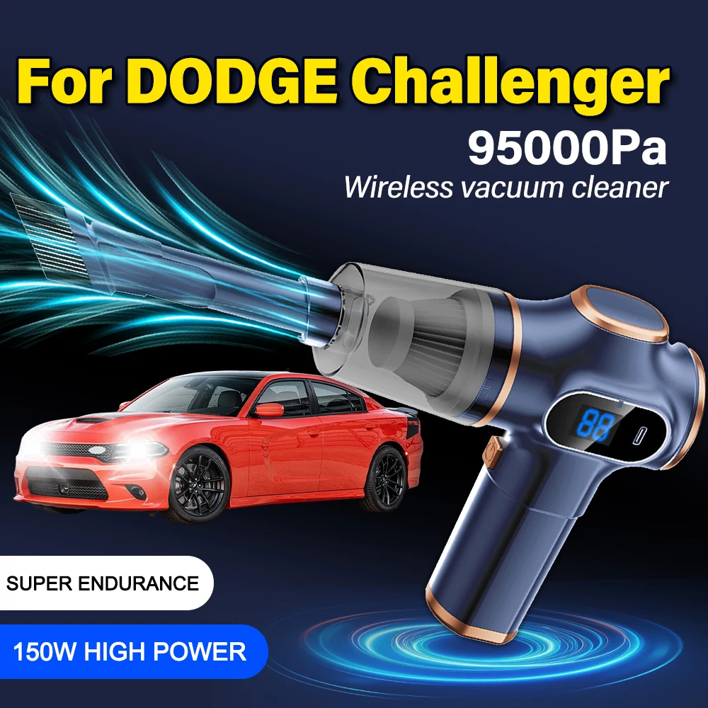 Handheld High Power Rechargeable Strong Suction Blowing Dry and Wet Dual-use Vacuum Powerful Vacuum Cleaner For DODGE Challenger
Handheld High Power Rechargeable Strong Suction Blowing Dry and Wet Dual-use Vacuum Powerful Vacuum Cleaner For DODGE Challenger