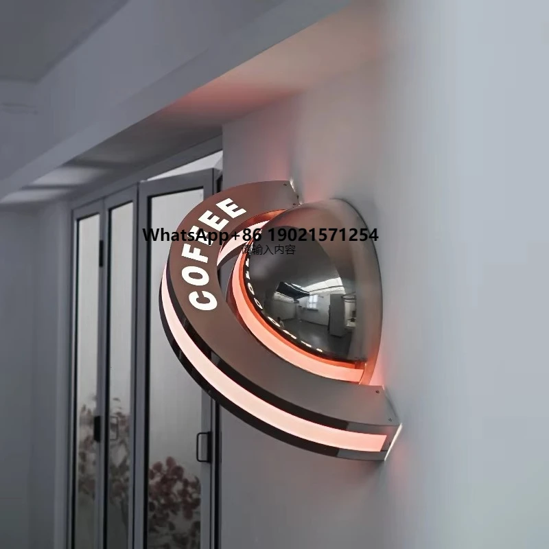 Hemisphere Mirror Planet Lightbox Billboards Creative Planet Shape Stainless Steel Illuminated Signboard Customised
Hemisphere Mirror Planet Lightbox Billboards Creative Planet Shape Stainless Steel Illuminated Signboard Customised