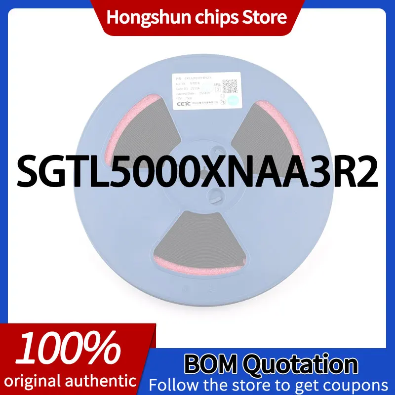 SGTL5000XNAA3R2 SGTL5000 Universal version
SGTL5000XNAA3R2 SGTL5000 Universal version