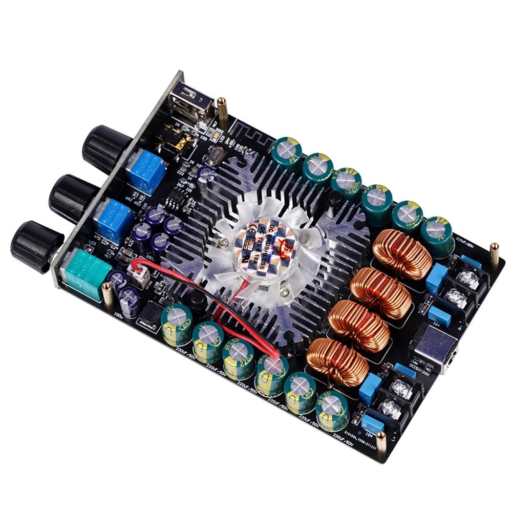 TDA7498E Dual Channel With Tone AUX Bluetooth U Disk input Digital Power Amplifier Board 160W+160W
TDA7498E Dual Channel With Tone AUX Bluetooth U Disk input Digital Power Amplifier Board 160W+160W