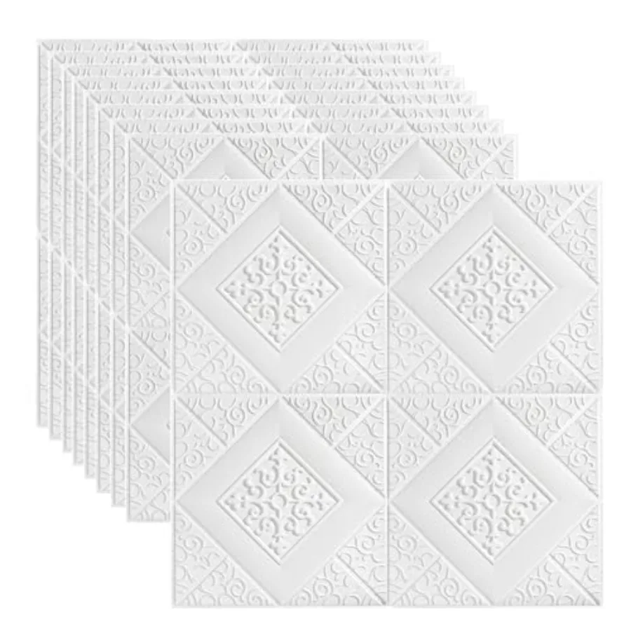 3D Ceiling Wallpaper, 9 Pieces 35 Sq.ft Peel and Stick Self-Adhesive Wall Panelfor Cover Up Bedroom Home Livingroom Background
3D Ceiling Wallpaper, 9 Pieces 35 Sq.ft Peel and Stick Self-Adhesive Wall Panelfor Cover Up Bedroom Home Livingroom Background