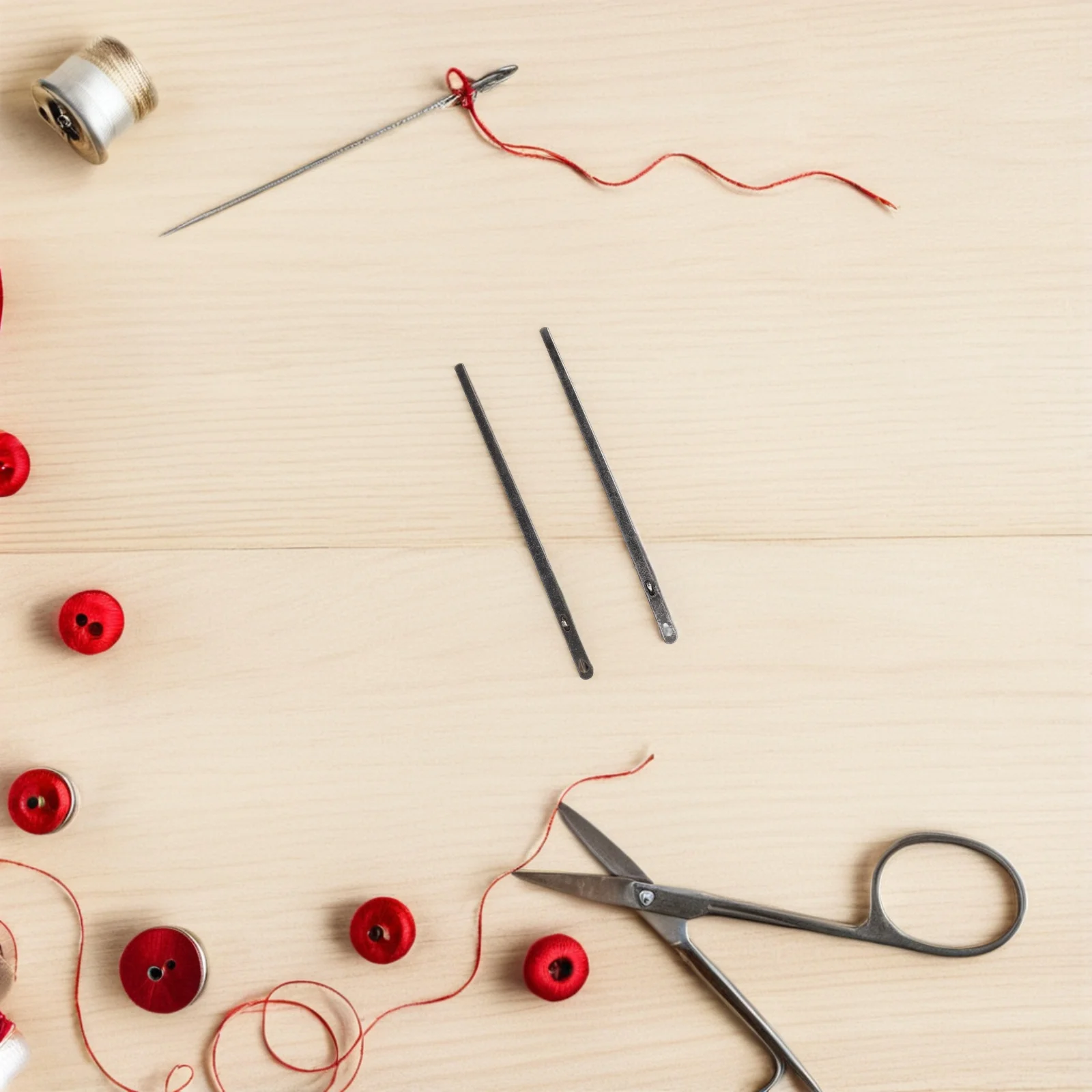 2Pcs Durable Steel Lacing Needles Flat Head Design for Precision Stitching and Weaving in Crafting Projects
2Pcs Durable Steel Lacing Needles Flat Head Design for Precision Stitching and Weaving in Crafting Projects