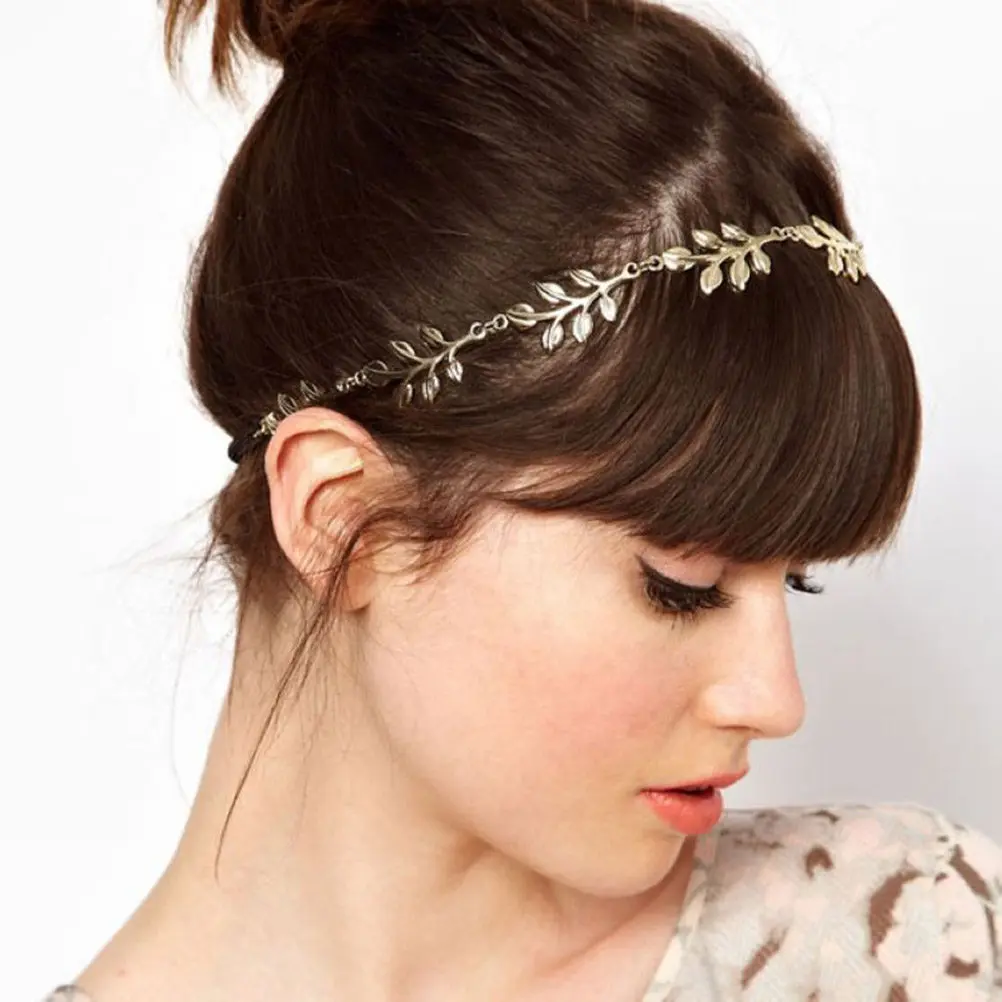 2Pcs Elegant Golden Tree Leaves Alloy Hair Hoop Retro Stretchable Headwear for Bridal Wedding Party Prom Decoration Hair
2Pcs Elegant Golden Tree Leaves Alloy Hair Hoop Retro Stretchable Headwear for Bridal Wedding Party Prom Decoration Hair