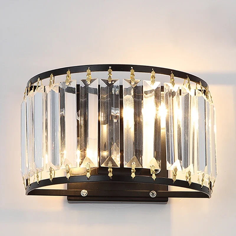 Modern Crystal Wall Lamp Wall Sconce Lighting Fixture Mirror Lights for Bedroom Living Room Home Art Decoration Nordic Luminaria
Modern Crystal Wall Lamp Wall Sconce Lighting Fixture Mirror Lights for Bedroom Living Room Home Art Decoration Nordic Luminaria