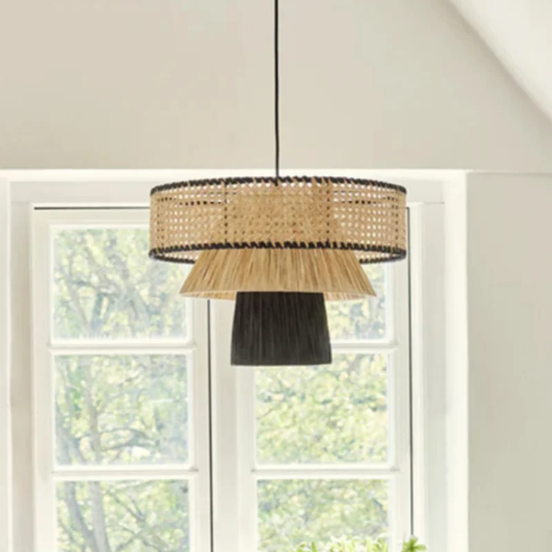 Japanese bamboo pendant light Handmade vintage laterns For Living Room Dining Room Hanging Light Fixture over island lighting
Japanese bamboo pendant light Handmade vintage laterns For Living Room Dining Room Hanging Light Fixture over island lighting